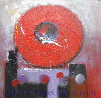 Abstract Line and circles 85